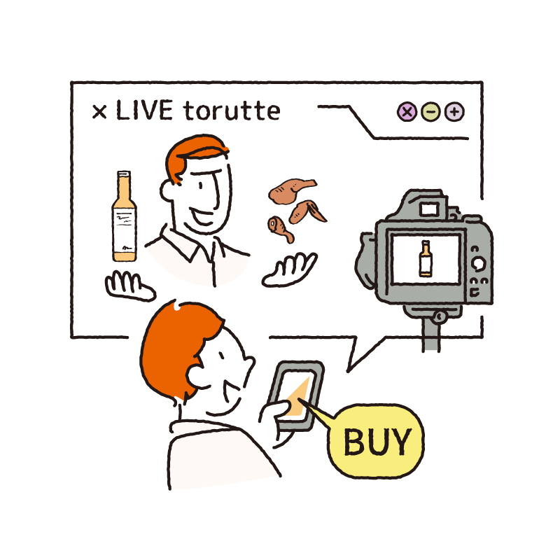 ×LIVE torutte | ライブコマースイベント開催